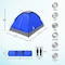 Leisure Sports 2-Person Dome Tent, Ultralight for Camping, Dual Doors and Rain Fly, Blue 547766ACL - alternate 3